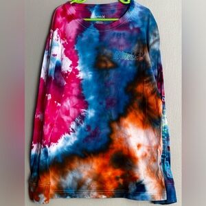 Hurley Multicolor Tie-Dye Long Sleeve